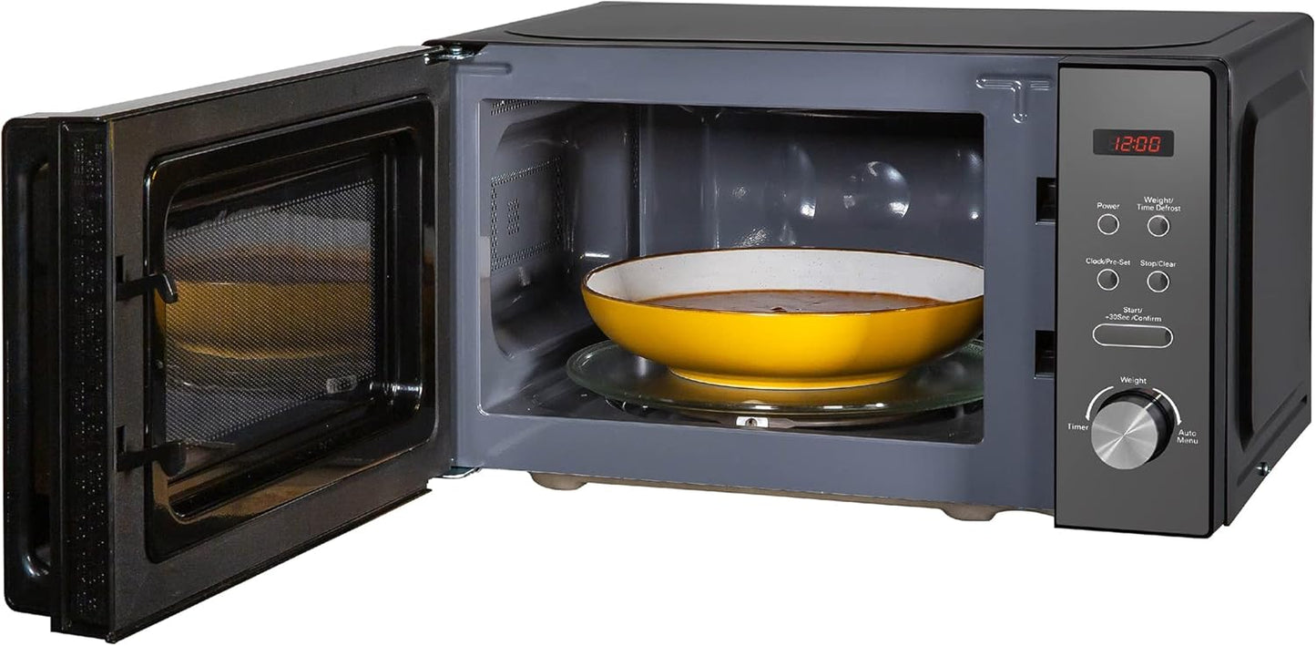 Russell Hobbs RHM2076B 20 Litre 800 W Black Digital Solo Microwave with 5 Power Levels
