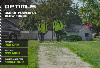 82V OPTIMUS 36N Dual-Port Backpack Blower - Tool Only | BB361