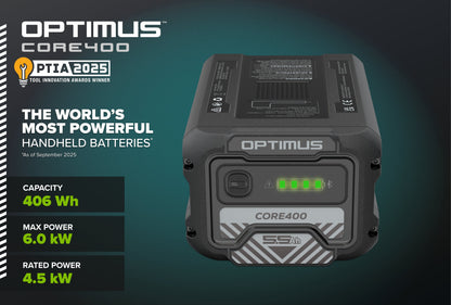 82V OPTIMUS 5.5 Ah CORE400 Battery | CORE400