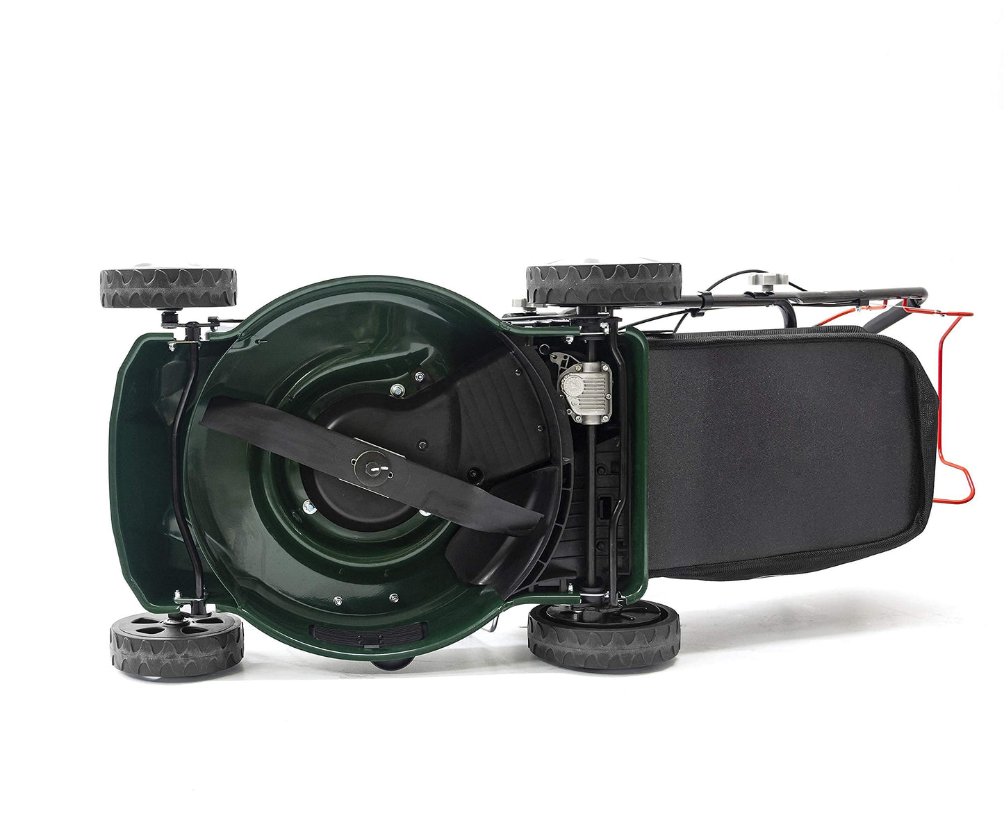 Webb WER460SP 18"/46cm Self-Propelled Rotary Petrol Lawn Mower, 141cc, 7 Cutting Heights, 55L Bag - 3 Year Guarantee (18")