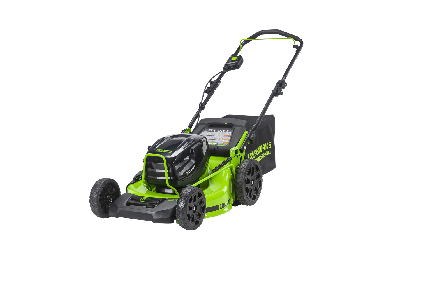 82V 21’’ Brushless Push Mower with 2.5Ah Battery and Dual Port Charger | 82LM21-25DP