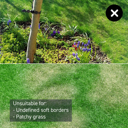 LawnMaster OcuMow® 16 Drop and Mow Robot Lawnmower with MX 24V 4.0Ah lithium battery and fast charger. No Boundary Wire, App or Outdoor Power Socket needed. For small to medium lawns up to 150m2.