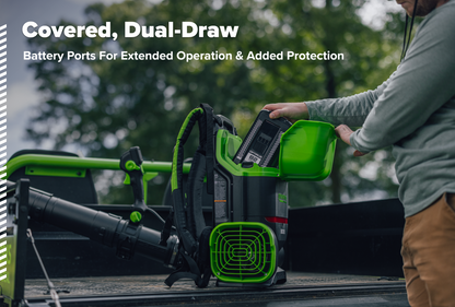 82V OPTIMUS 36N Dual-Port Backpack Blower with (2) 8Ah Batteries and Dual Port Charger | BB361-82DP