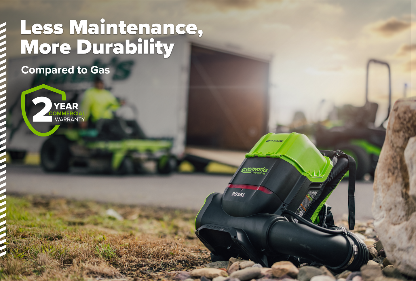 82V OPTIMUS 36N Dual-Port Backpack Blower with (2) 8Ah Batteries and Dual Port Charger | BB361-82DP